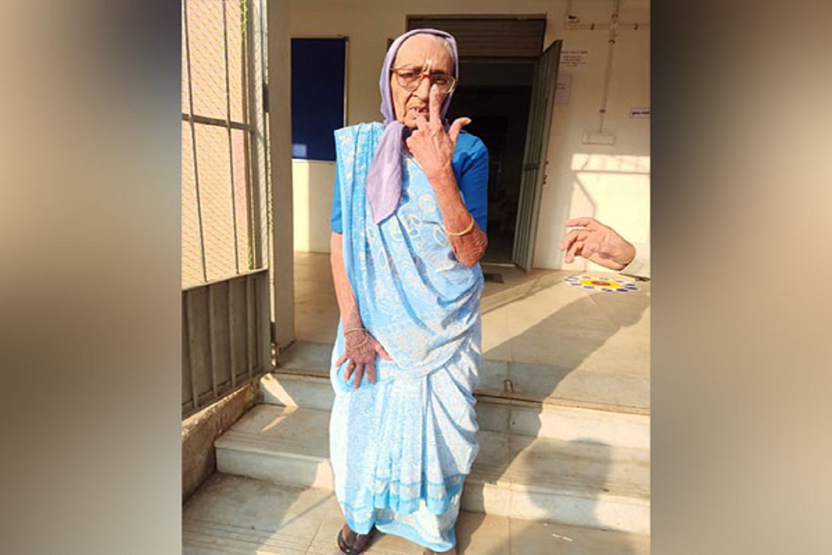 Gujarat Polls: 100-year-old casts her vote in Umargam