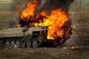Army vehicle catches fire near Udaipur, no casualty