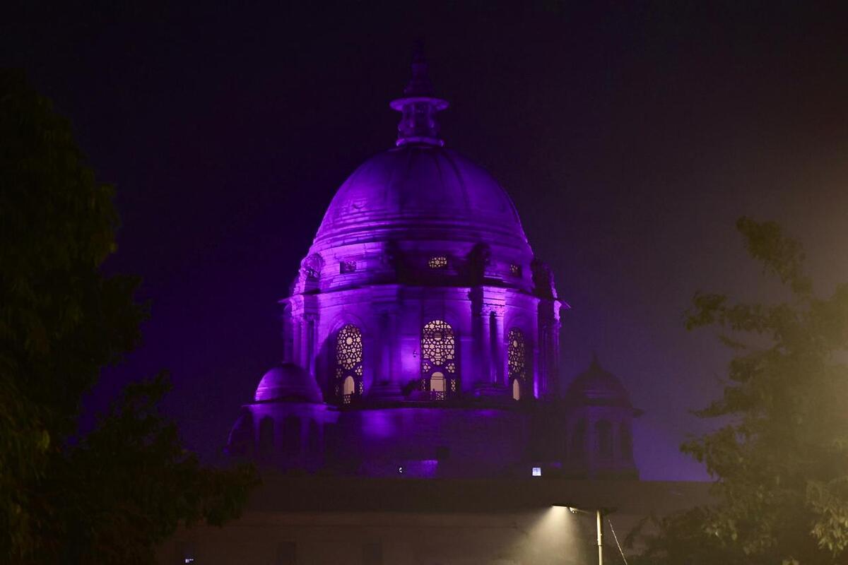 India Gate, other Delhi monuments lit purple on World Disability Day