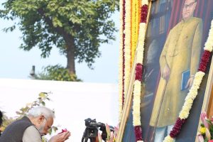 PM pays floral tribute to Dr B R Ambedkar on his death anniversary