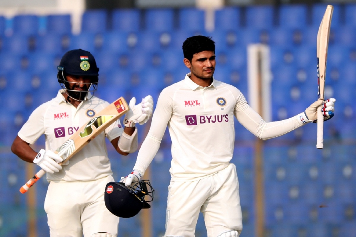 Shanto, Zakir take Bangladesh to 42/0 at stumps after Gill, Pujara tons help India set target of 513