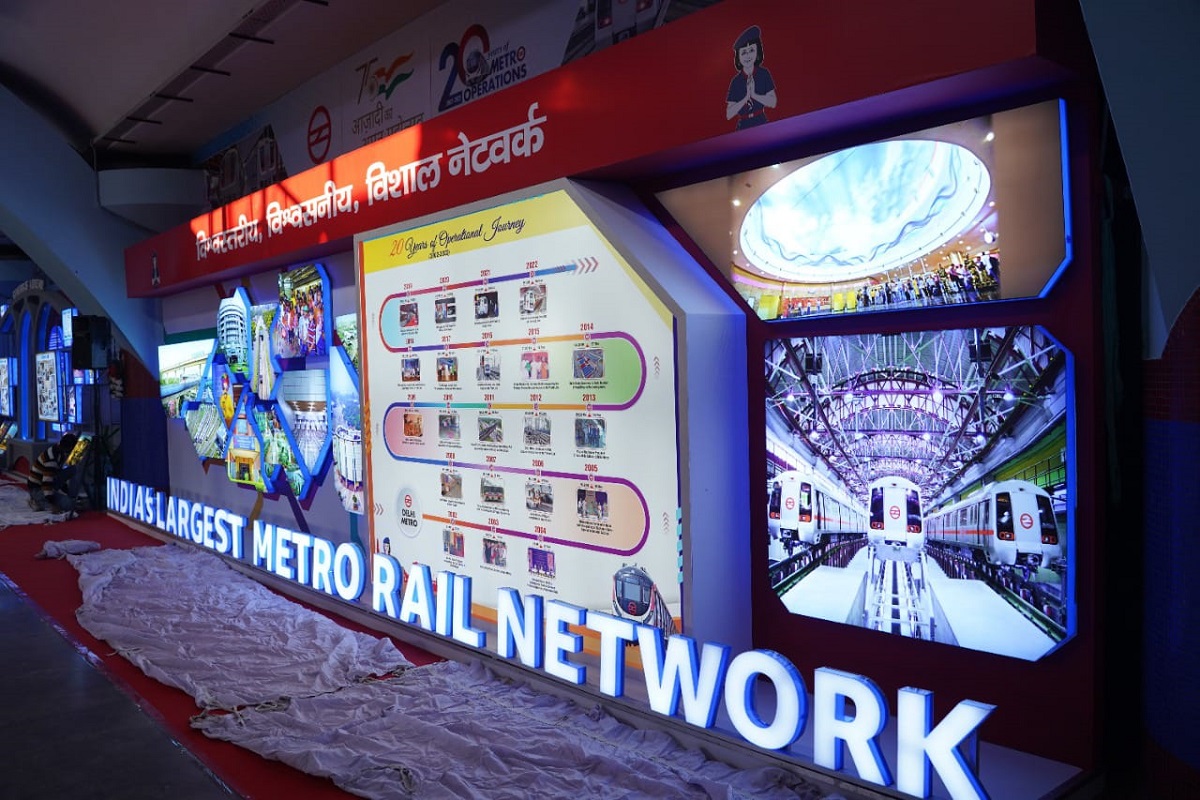 Delhi Metro commemorates 20 years of operations