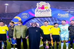 Amitabh Bachchan meets Cristiano Ronaldo, Lionel Messi in Riyadh, says “what an evening”