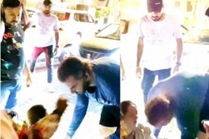 Being human: Salman’s brother Sohail Khan helps woman in the street