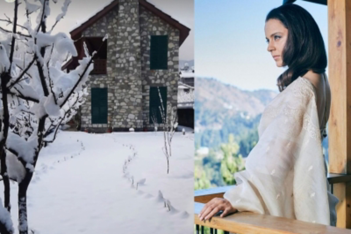 Kangana is missing her mom-made laddus, shares pics of snowfall in Manali