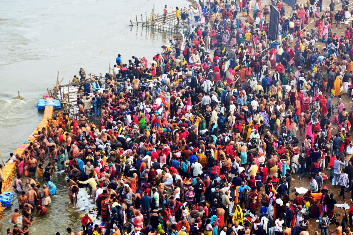Over 15 million devotees take holy dip at Sangam in Prayagraj