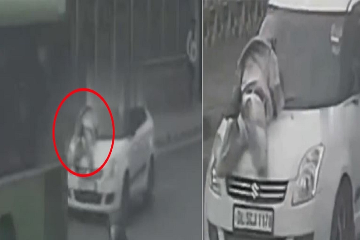 Man dragged on car’s bonnet in Delhi for half-a-kilometre