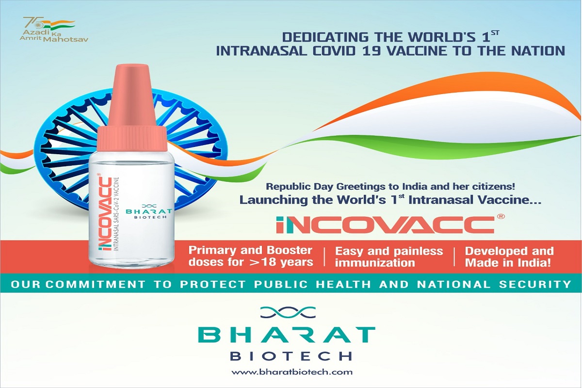 On Republic Day, Bharat Biotech launches first India-made nasal Covid vaccine