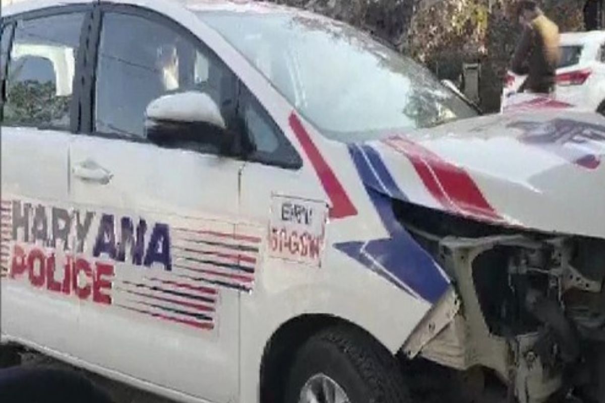 Speeding police van rams into car killing 6-year-old in Gurugram; Action initiated against policemen