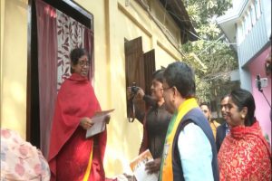 Tripura Assembly polls: CM Manik Saha holds door-to-door campaign in Agartala, says people have faith in BJP govt