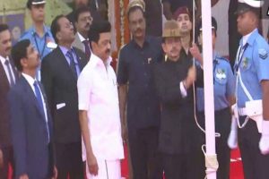 74th Republic Day: Tamil Nadu Governor RN Ravi unfurls Tricolour in Chennai
