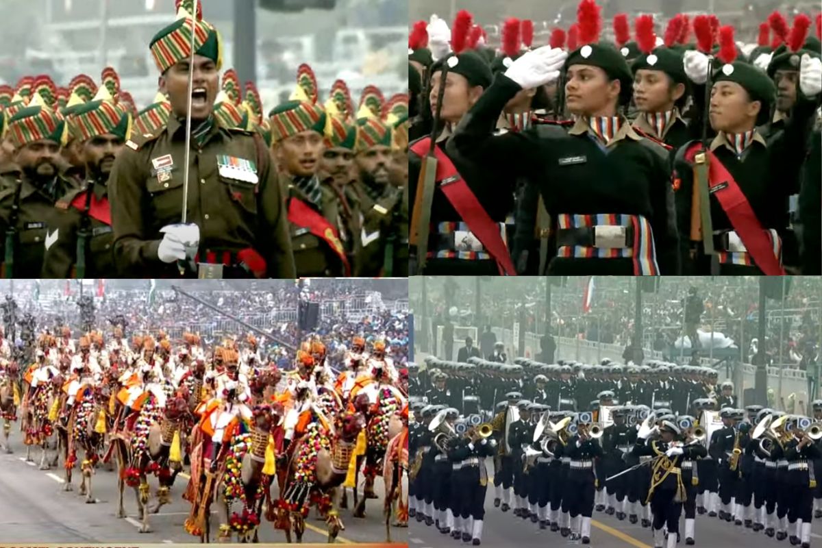 Republic Day 2023: Marching contingents at Kartavya Path showcase India's military might