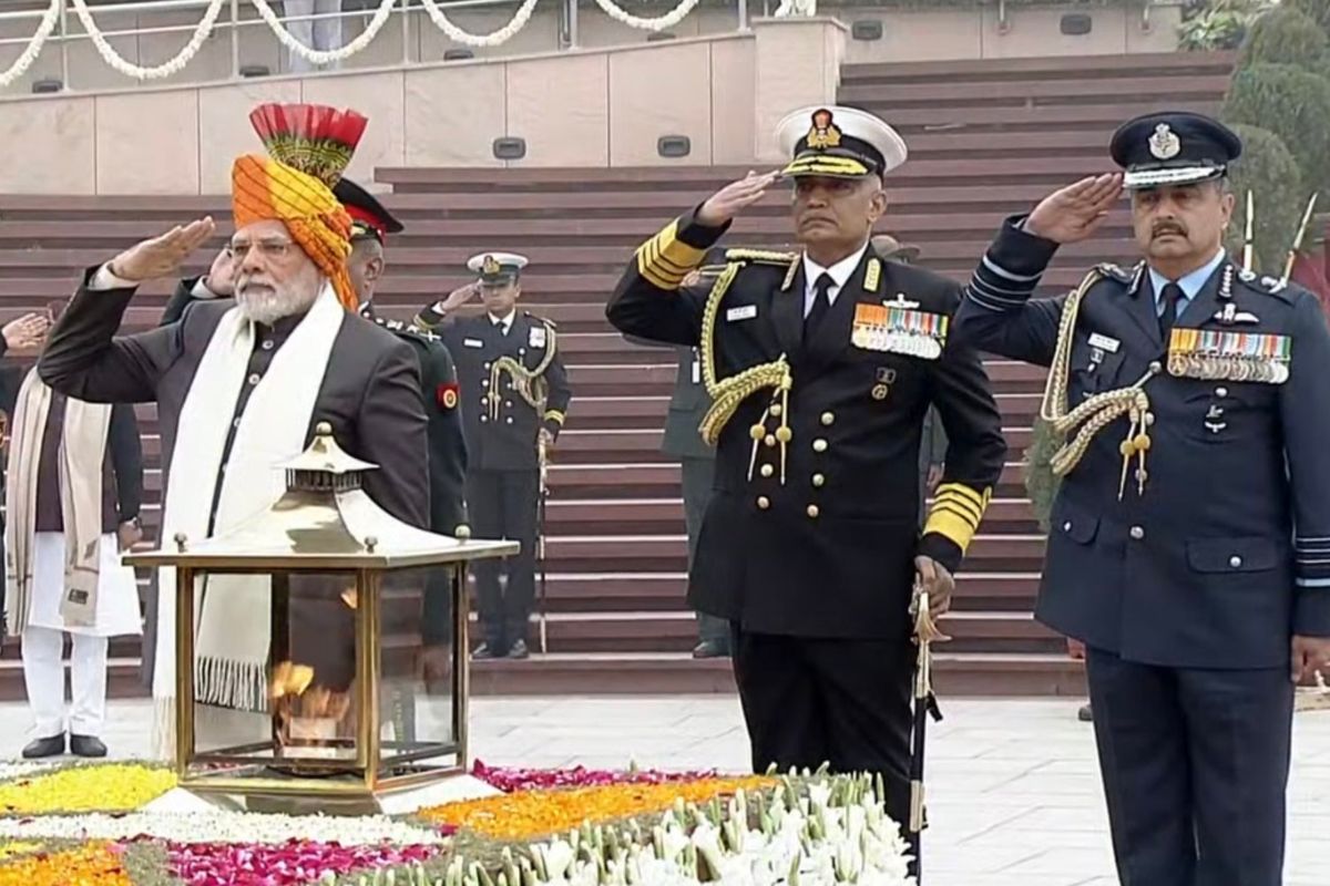 Republic Day 2023: PM Modi dons multi-colored Rajasthani turban to symbolize India's diverse culture