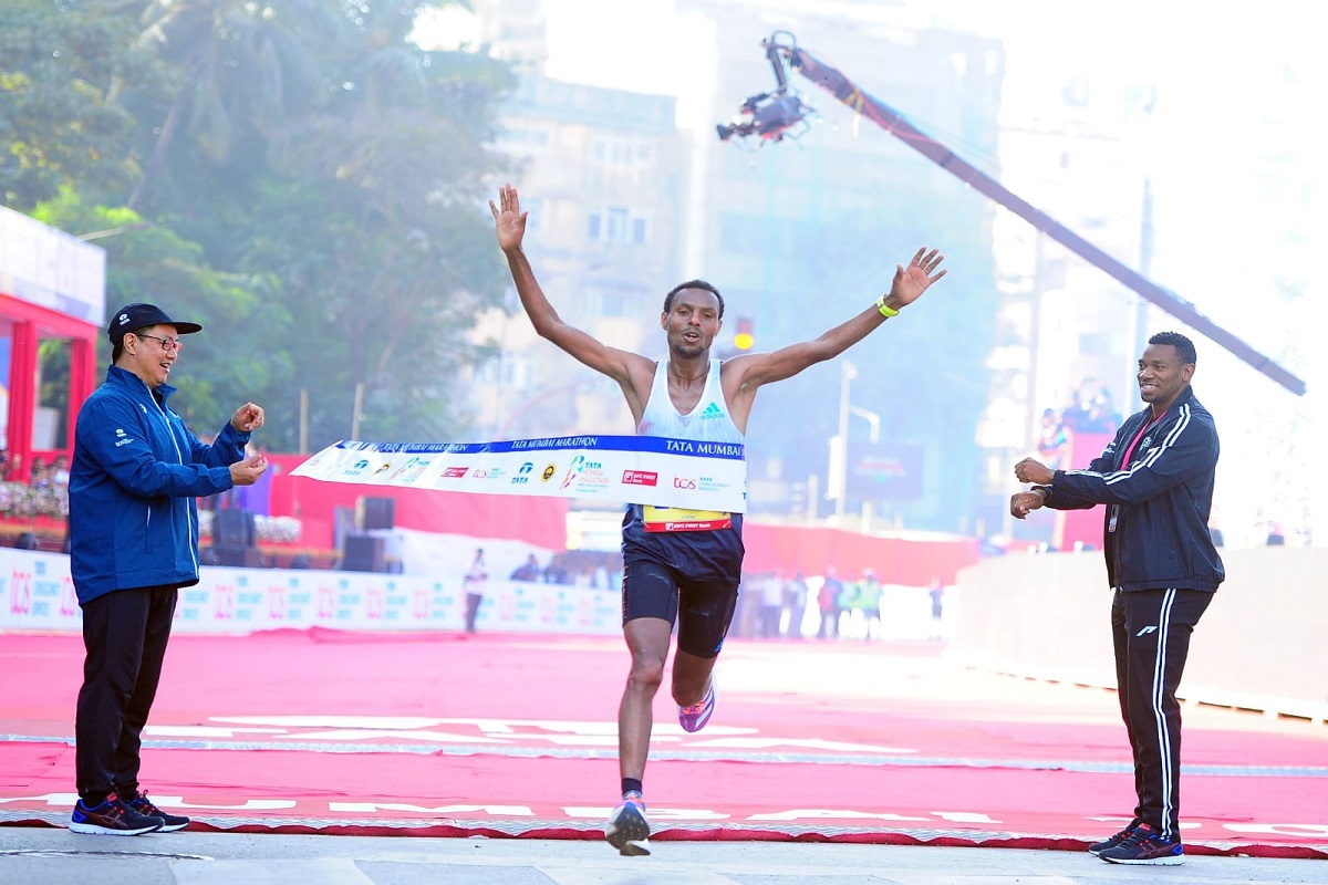 Ethiopia’s Lemi & Haymanot set course records in Tata Mumbai Marathon