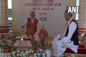 PM Modi inaugurates Dayanand Saraswati’s 200th birth anniversary celebrations
