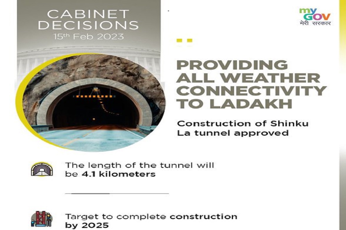 Shinku La tunnel project gets Cabinet approval