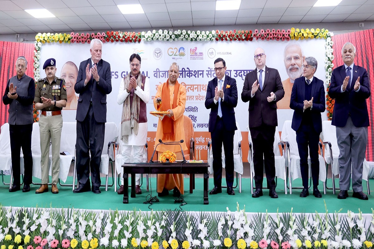 CM Yogi inaugurates VFS Global Center in Lucknow