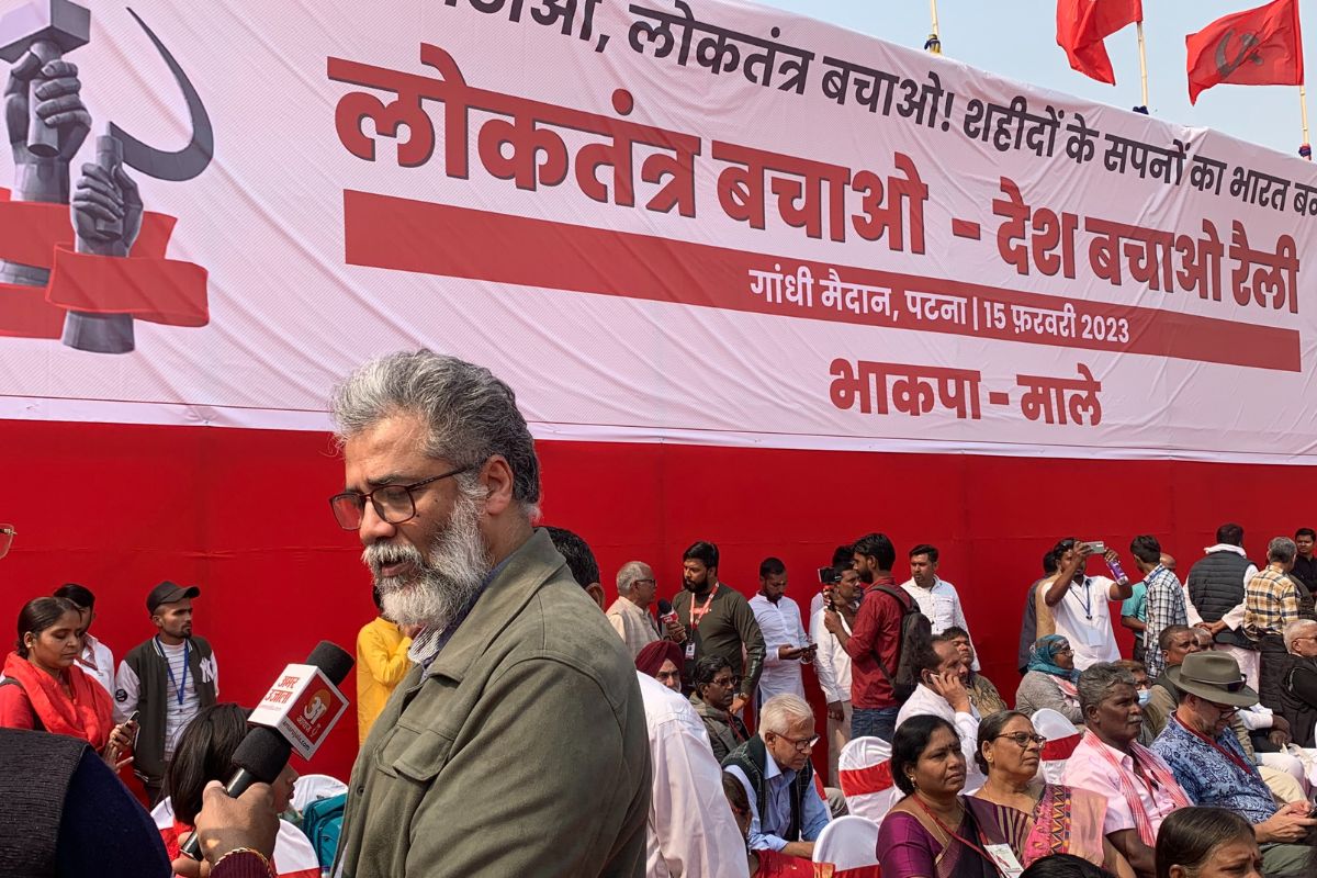 CPI-ML takes out “Save democracy Save India” rally in Patna