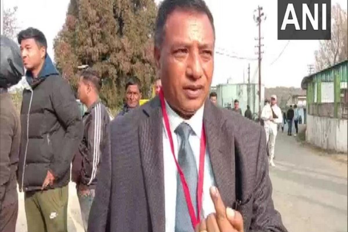 Meghalaya assembly polls: BJP candidate AL Hek casts vote, mingles with voters