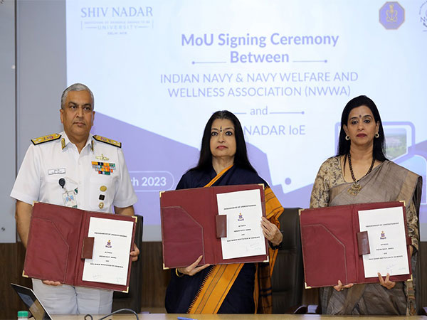 Shiv Nadar Institution of Eminence and Indian Navy Sign MoU to support education of Navy Personnel’s children