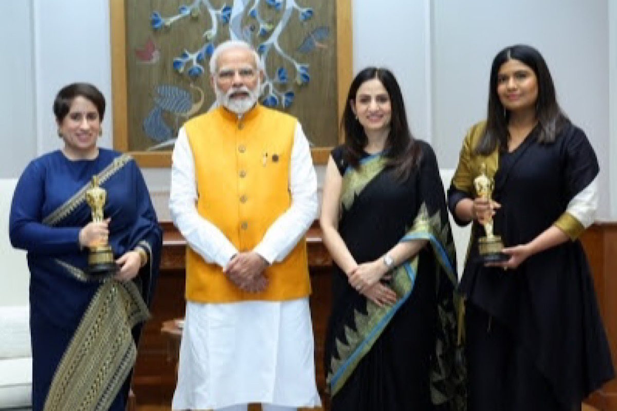 PM Modi meets ‘brilliant team’ behind ‘The Elephant Whisperers’