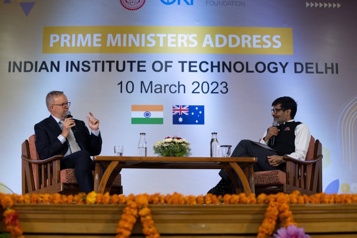“Education opens the doors of opportunity,” Australian PM Albanese at IIT Delhi
