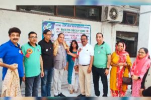 Delhi Lions Club organises Eye checkup camp at Tagore Garden