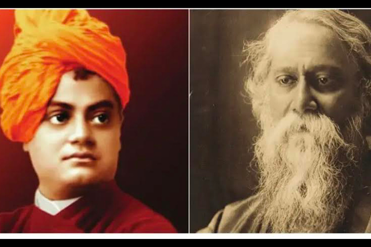 Swamiji and Tagore 