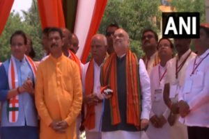 Amit Shah hoists 103-feet-high Tricolour, inaugurates Gorata Shaheed Smarak in Karnataka’s Bidar