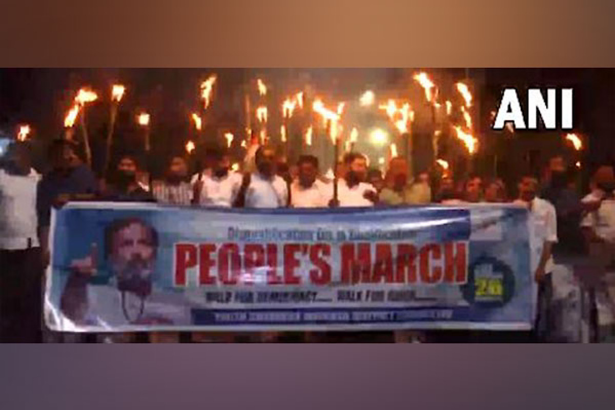 Kerala: UDF, Congress organise marches across Wayanad constituency