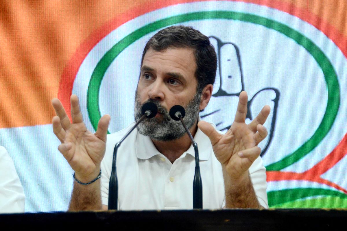 “Not scared of threats, disqualification, prison sentences,” says Rahul Gandhi