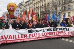 Over 1 mn protest against pension reform in France