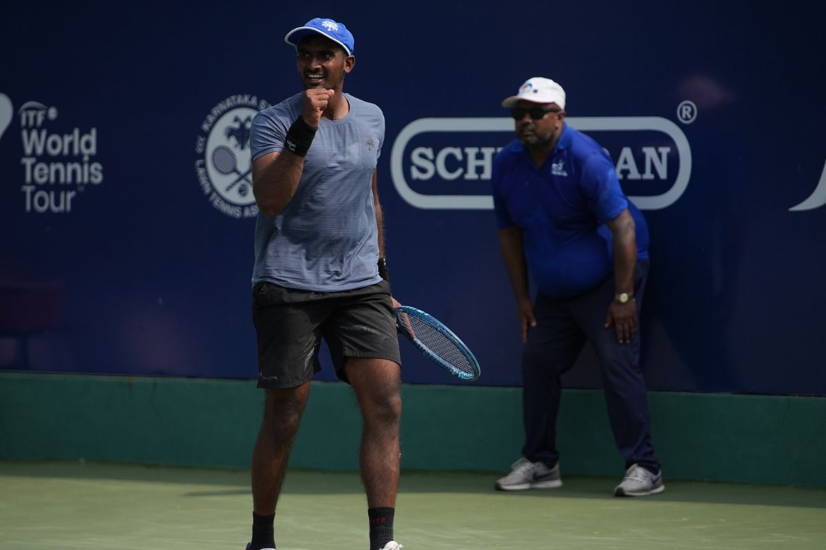 Prajwal Dev upsets 4th seed Mukund Sasikumar to enter semifinals of ITF Mysuru Open