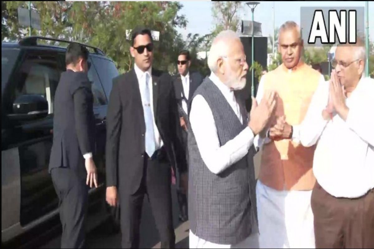 IND vs AUS, 4th Test: PM Modi arrives at Narendra Modi Stadium in Ahmedabad