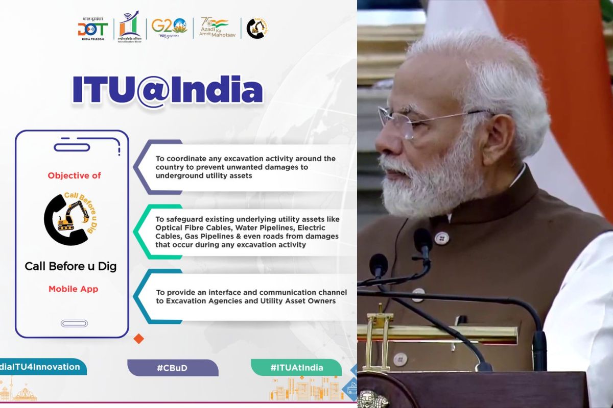 PM Modi launches app to help prevent uncoordinated digging