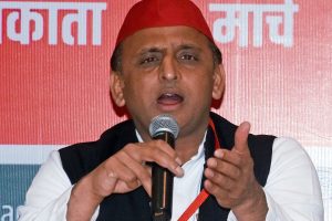 Babasaheb Dr Ambedkar gave us Constitution which is in danger today: Akhilesh Yadav