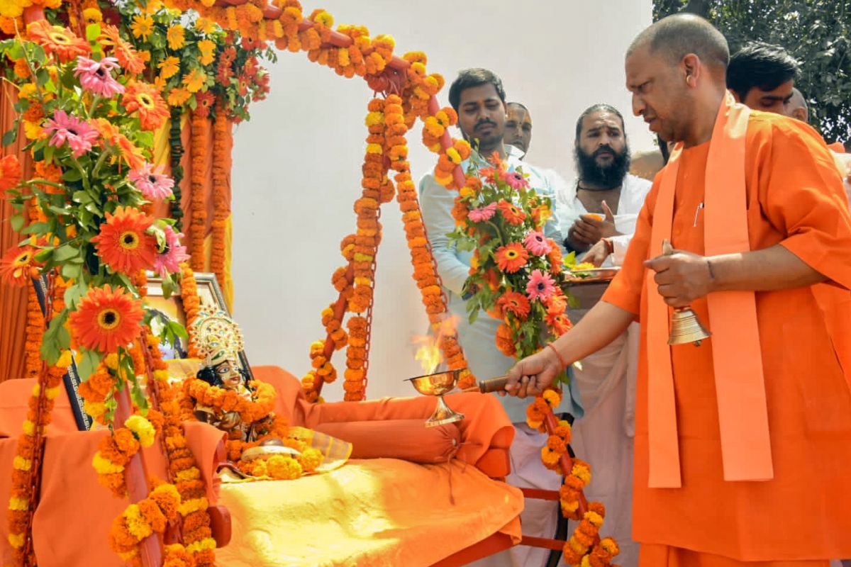 Religion is much more than way of worship: Yogi on Ram Navami