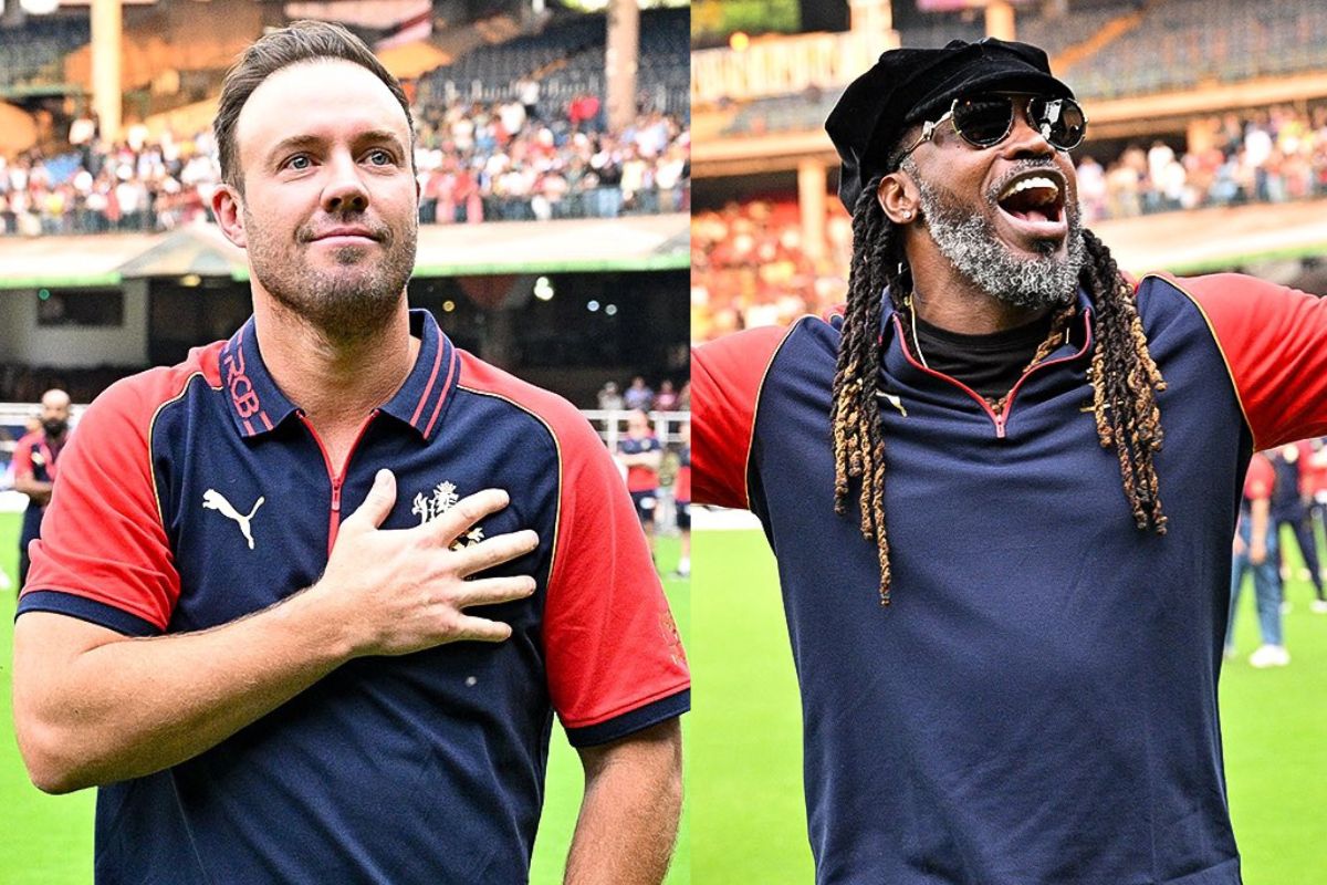 RCB inducts AB de Villiers and Chris Gayle into Hall Of Fame,retires their jerseys forever from its roster