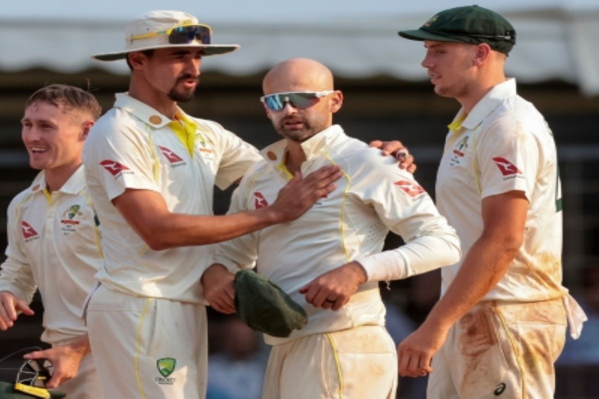 3rd Test, Day 2: Lyon eight-fer puts Australia on verge of win after bowling out India for 163