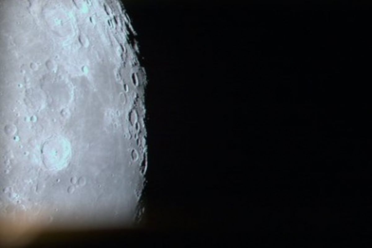 Private Japanese lander sends 1st image from lunar orbit