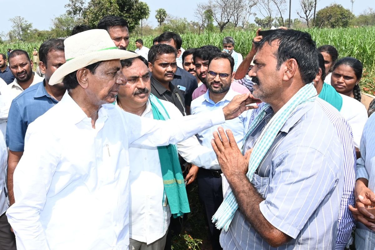 KCR declines to send crop damage report to Centre