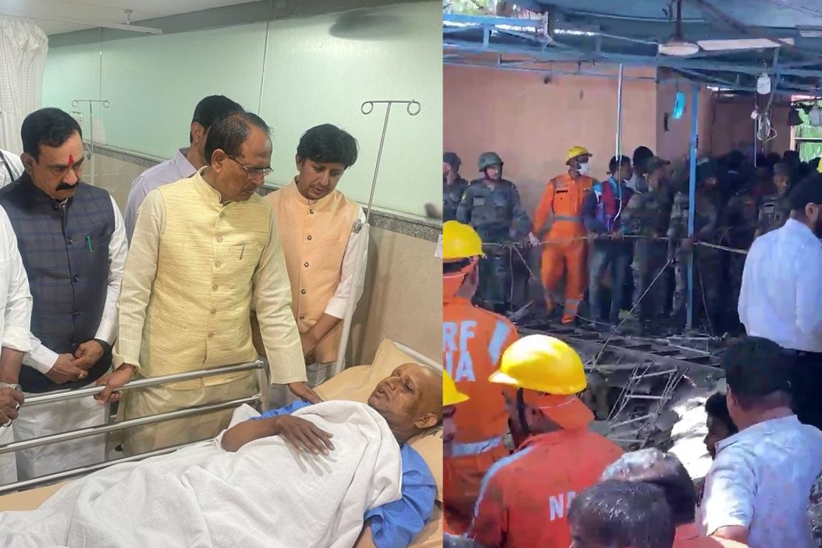 Indore temple tragedy: CM Chouhan meets victims in hospital, orders magisterial inquiry