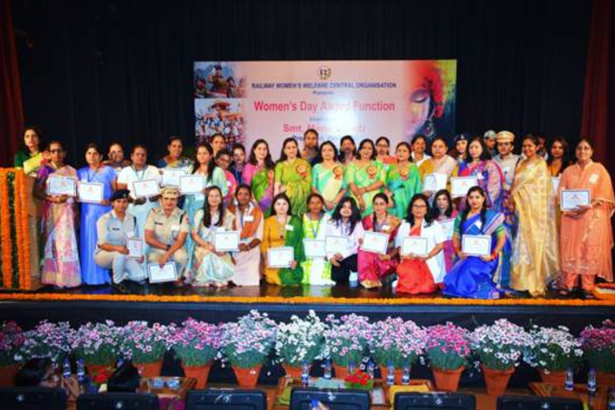 34 women railway employees felicitated for outstanding services
