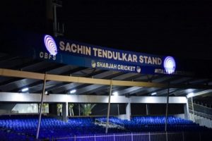Sharjah Stadium names stand after Sachin Tendulkar