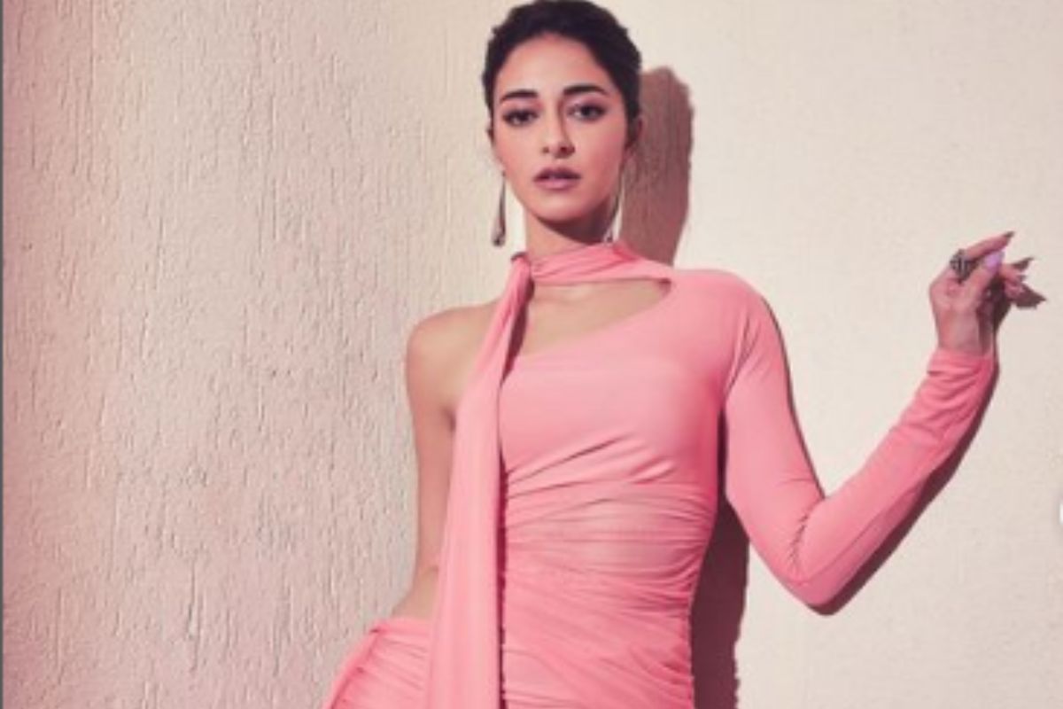 Ananya Panday exudes Barbie vibes in pink dress, check out pics