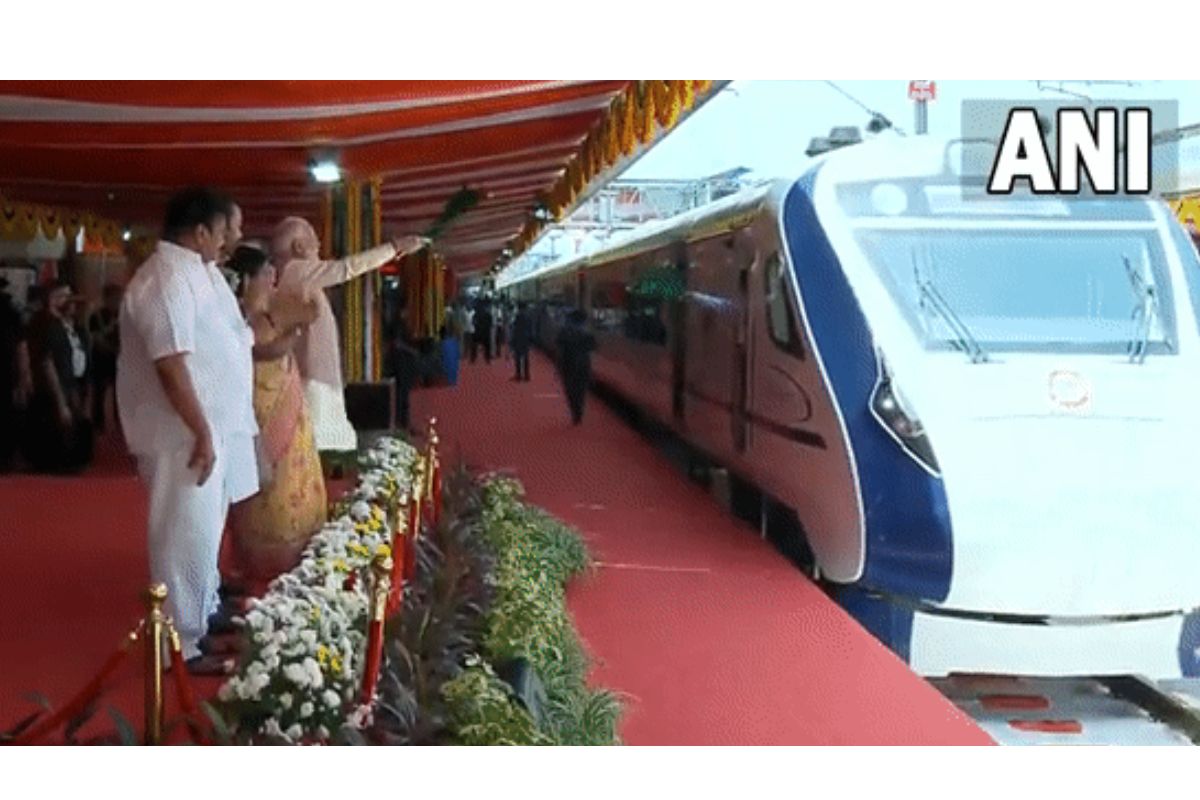 PM Modi flags off Chennai-Coimbatore Vande Bharat Express