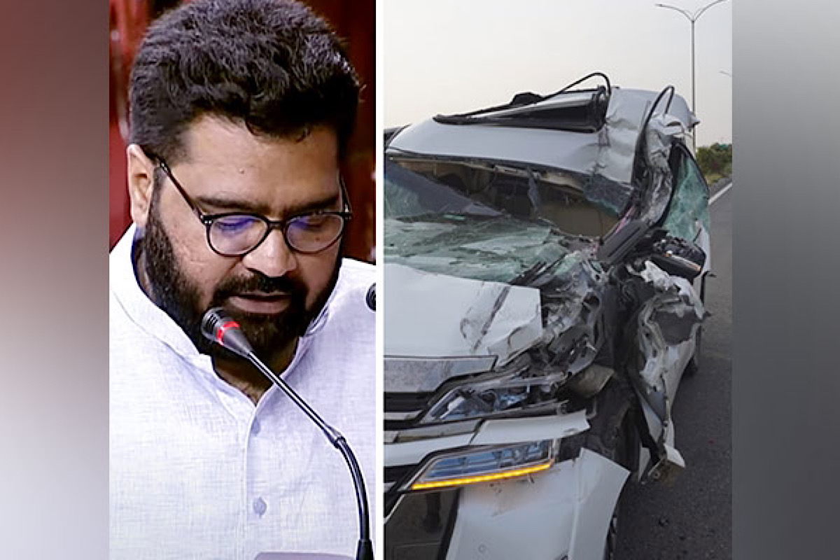 Rajya Sabha MP Kartikeya Sharma meets with accident, safe: Police