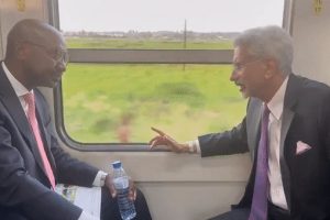 Mozambique Visit: EAM Jaishankar takes ride in ‘Made in India’ train in Maputo