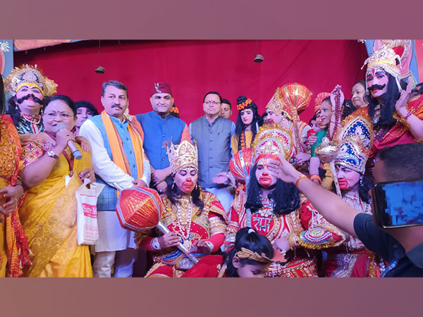 Uttarakhand CM attends Ramlila performed by women in Haldwani
