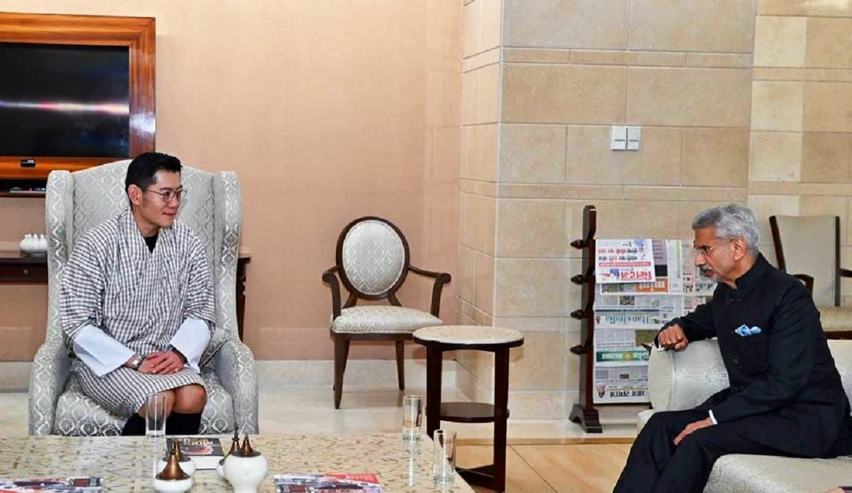 Jaishankar receives Bhutan King in Delhi, says visit will strengthen ties